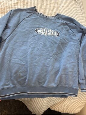 Ghanda Blue 'Ocean State' Crewneck Sweatshirt
